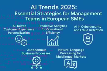 AI Trends 2025: essential strategies for management Ttams in European SMEs
